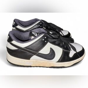 Nike panda Black and White Low-Top Sneakers size 5.5